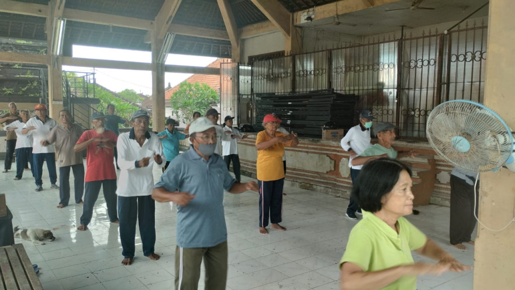 Lansia Sehat, Giat Posyandu Lansia di Banjar Tegeh Desa Dalung
